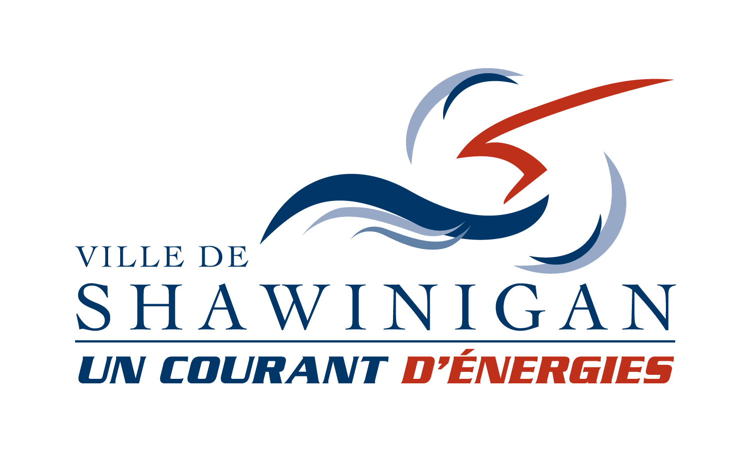 Logo Shawinigan slogan couleurs
